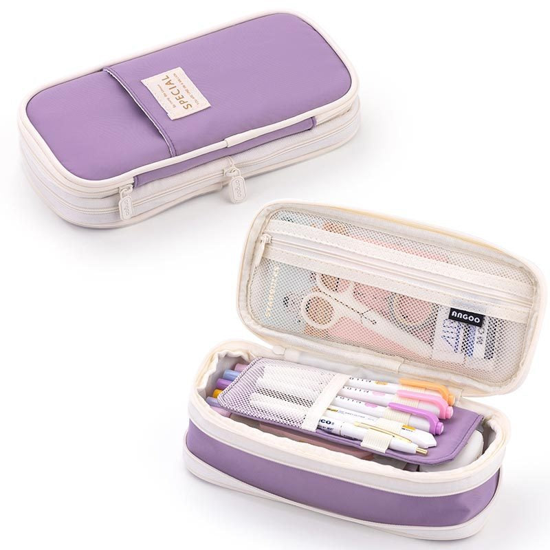 Macaron Pennfodral XL – Stor kapacitet i canvas