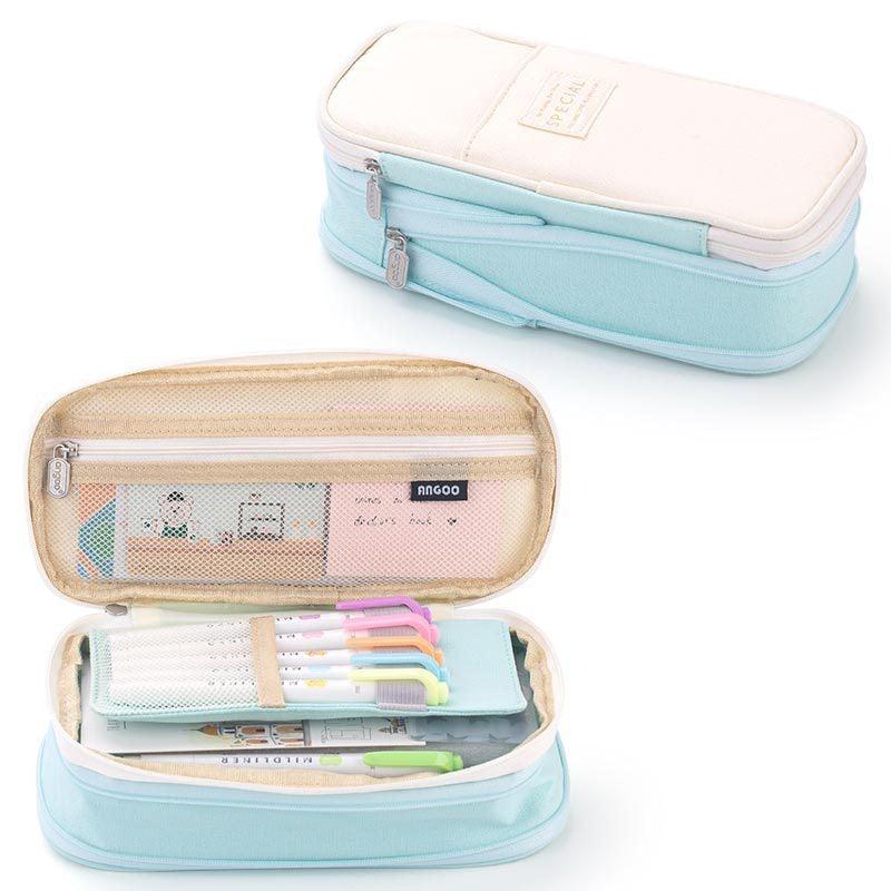 Macaron Pennfodral XL – Stor kapacitet i canvas