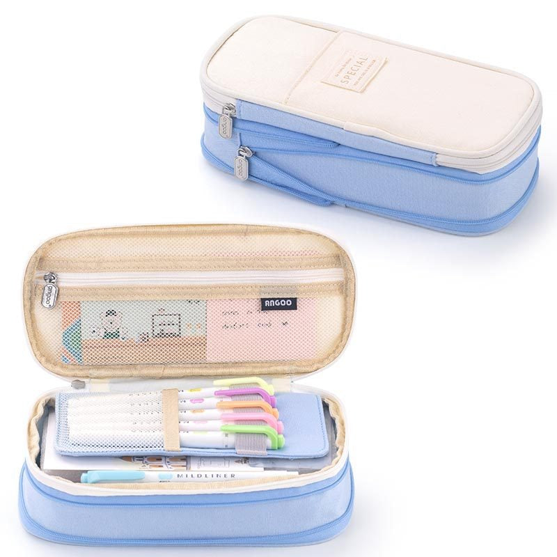 Macaron Pennfodral XL – Stor kapacitet i canvas