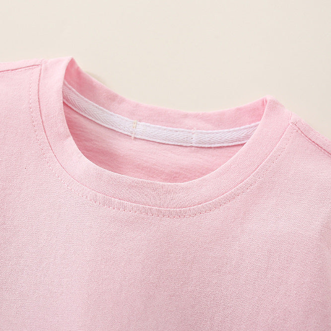 Flick-T-shirt med Tomato Dog-tryck – Koreansk stil i bomull