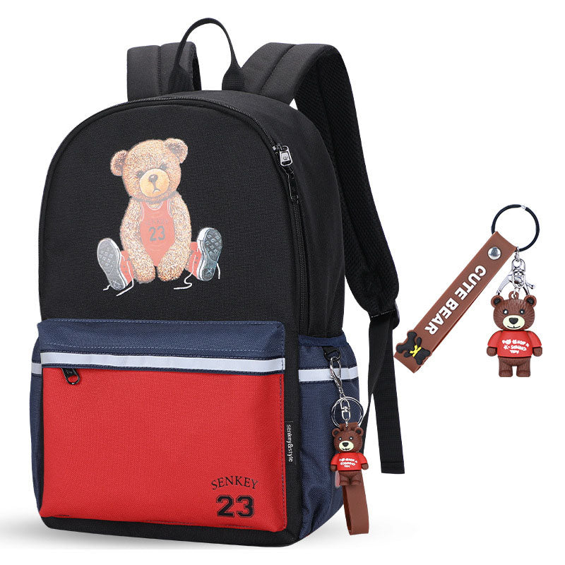 Grafisk Ryggsäck – Tiger, Björn & Lucky Cat