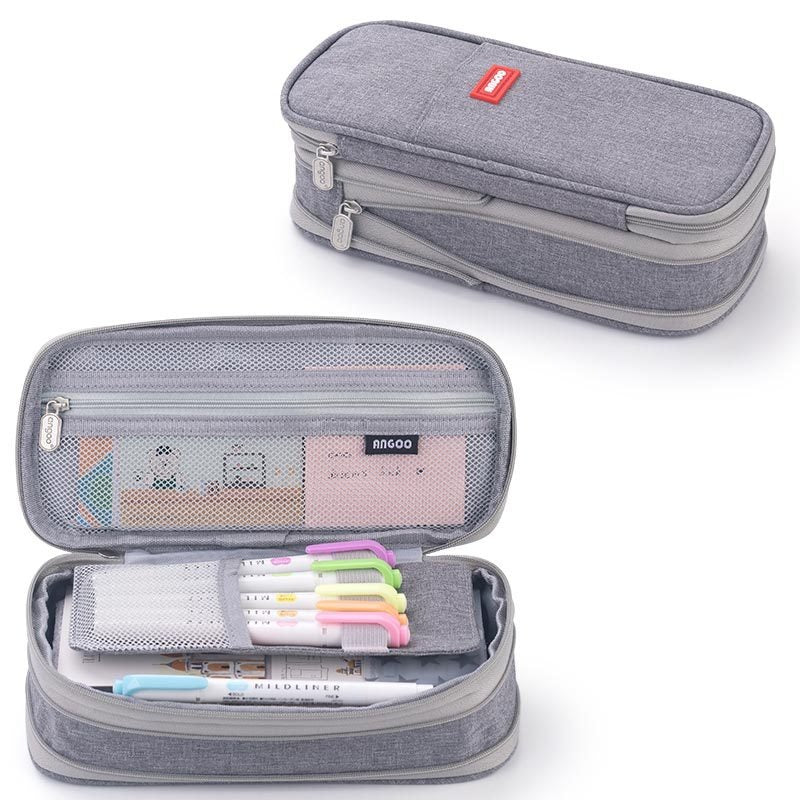 Macaron Pennfodral XL – Stor kapacitet i canvas