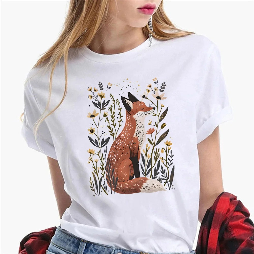 Harajuku T-shirt Dam – Oversized Street Style i bomull