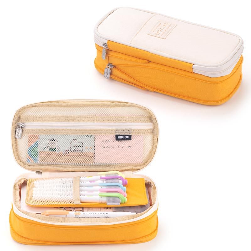 Macaron Pennfodral XL – Stor kapacitet i canvas