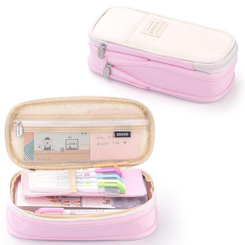 Macaron Pennfodral XL – Stor kapacitet i canvas