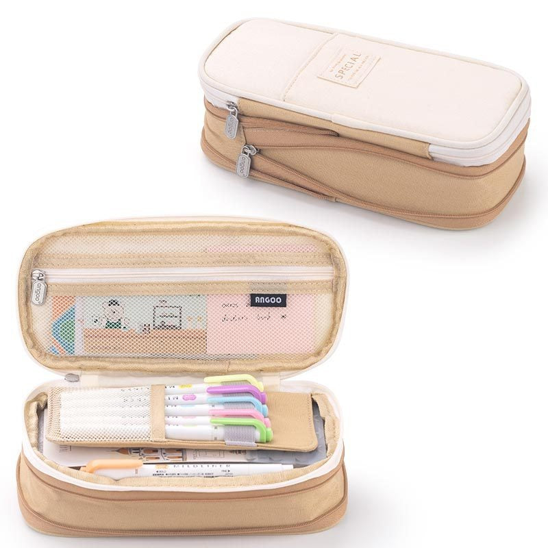 Macaron Pennfodral XL – Stor kapacitet i canvas
