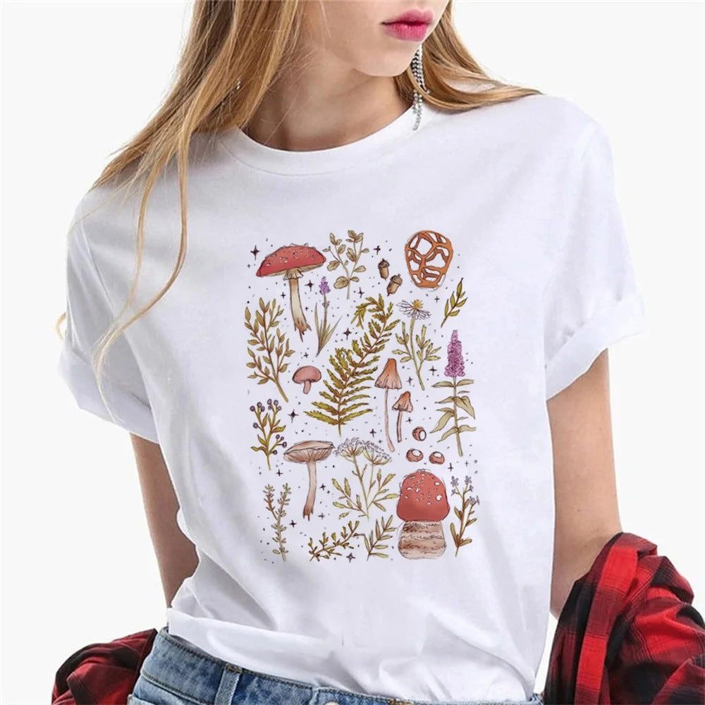 Harajuku T-shirt Dam – Oversized Street Style i bomull