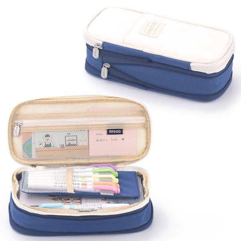 Macaron Pennfodral XL – Stor kapacitet i canvas
