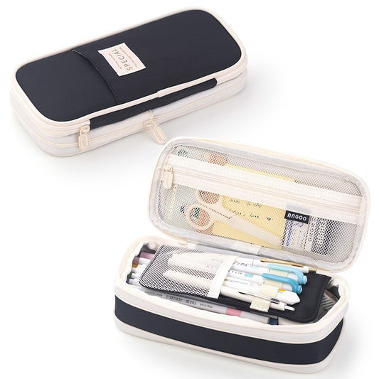 Macaron Pennfodral XL – Stor kapacitet i canvas