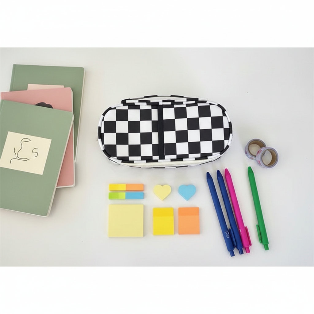 Pennfodral – flat lay